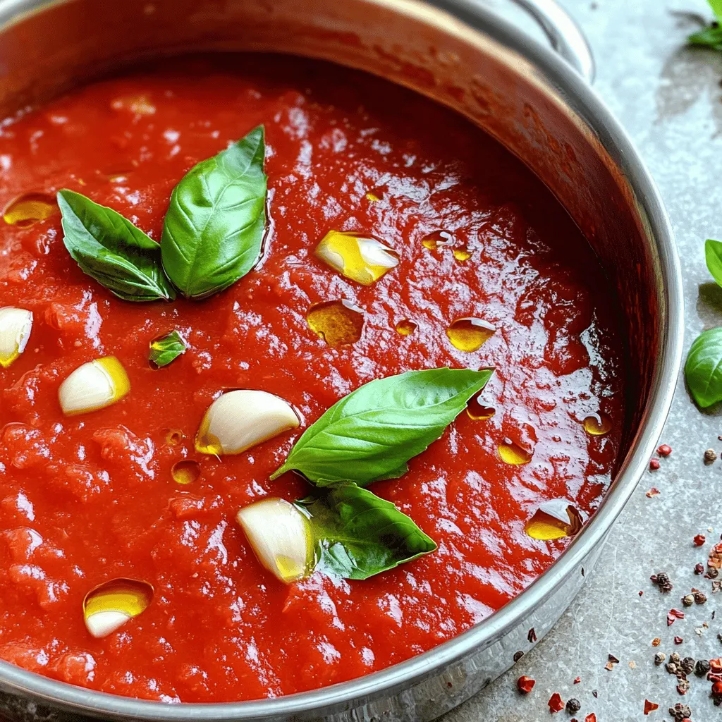 Quick Italian Tomato Sauce Flavorful and Easy Recipe
