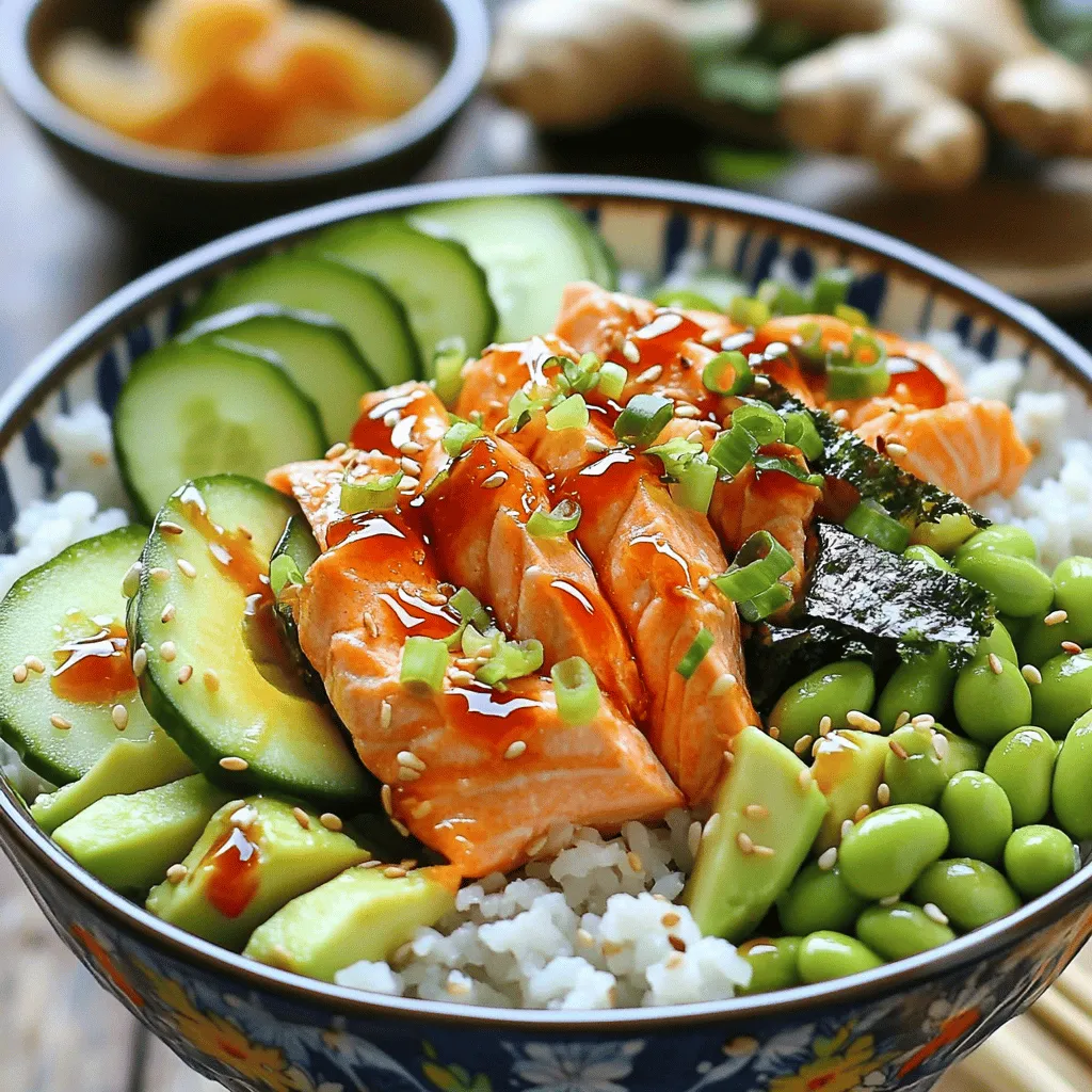 Flavorful Spicy Salmon Rice Bowl Recipe Made Simple
