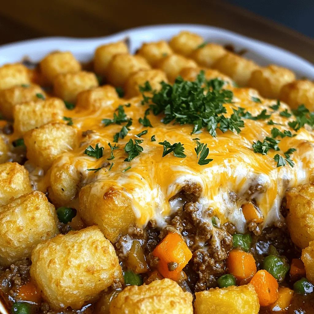 Tater Tot Delight Hotdish Recipe