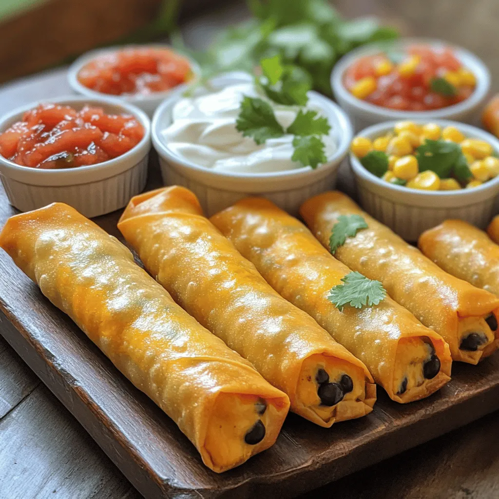 What are the key ingredients for cheesy taco sticks? To make cheesy taco sticks, you need a few simple items. First, grab spring roll wrappers, which are key for the outer layer. You will also need ground beef or turkey, onion, and garlic for the filling. Taco seasoning adds that bold flavor, while water helps blend everything together. Don