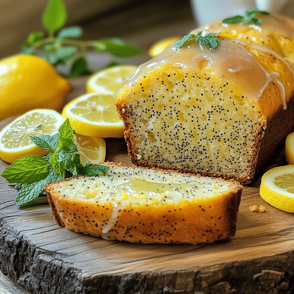 Zesty Lemon Poppy Seed Bread Fresh and Flavorful Treat