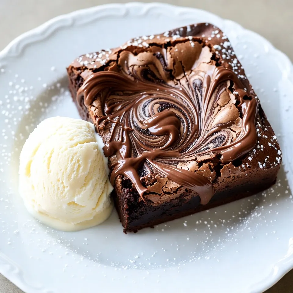 Ingredient Nutella Brownies Simple and Tasty Treat