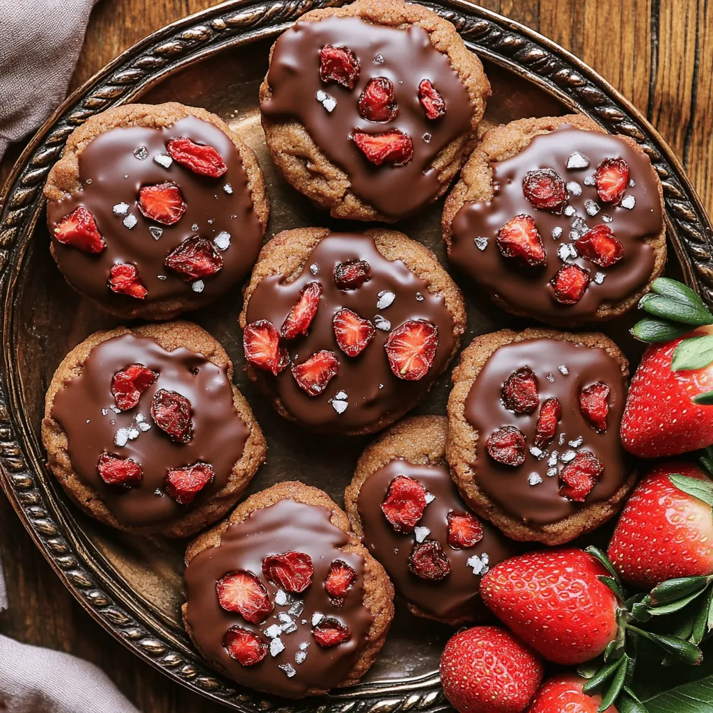 To make chocolate covered strawberry cookies, you need simple yet tasty ingredients. The main components include butter, sugar, eggs, flour, and baking powder. These ingredients create a soft and chewy cookie base.