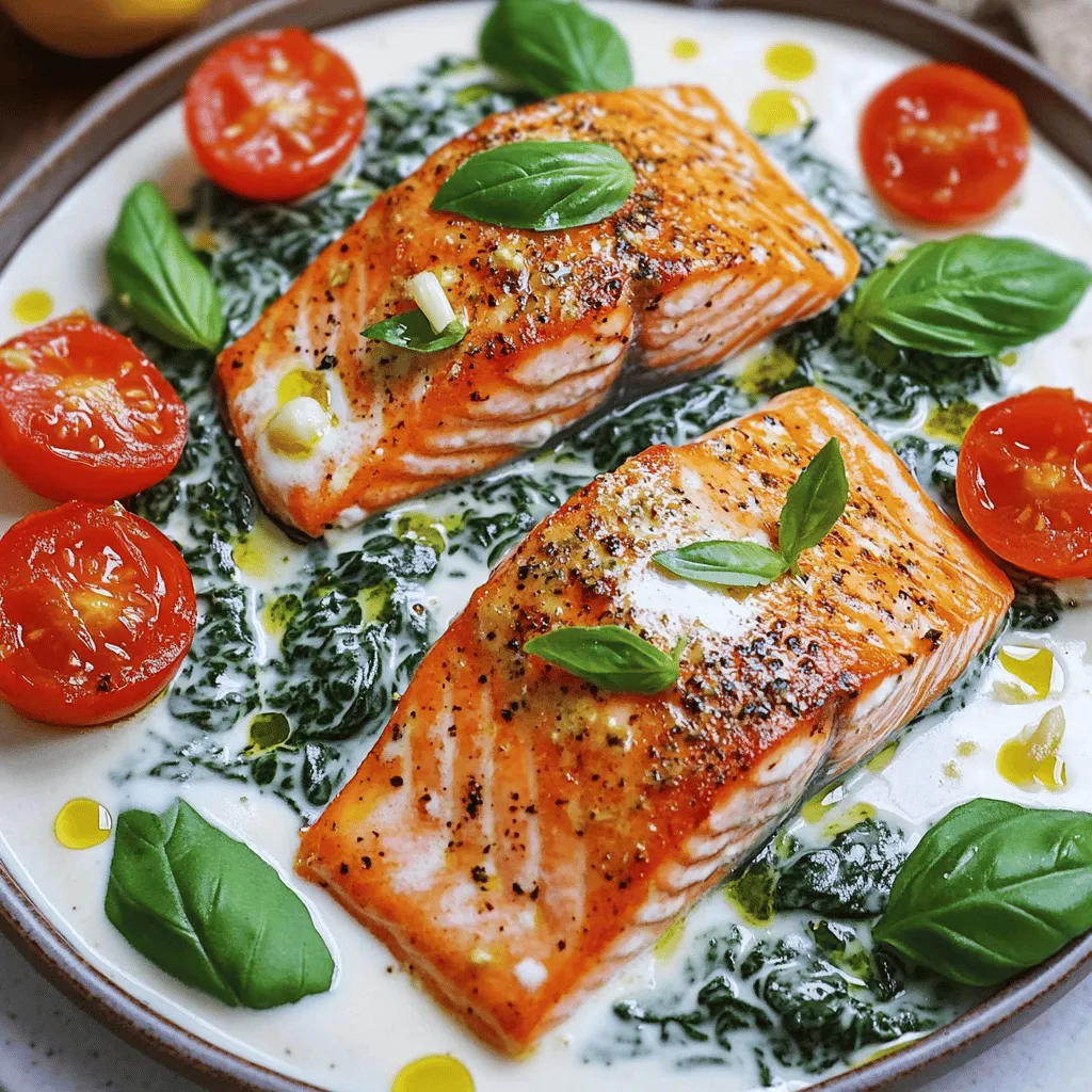 Pan-Seared Salmon Florentine Flavorful and Simple Dish