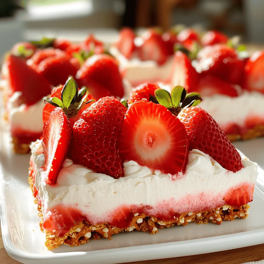 Strawberry Pretzel Salad Delightful and Easy Recipe