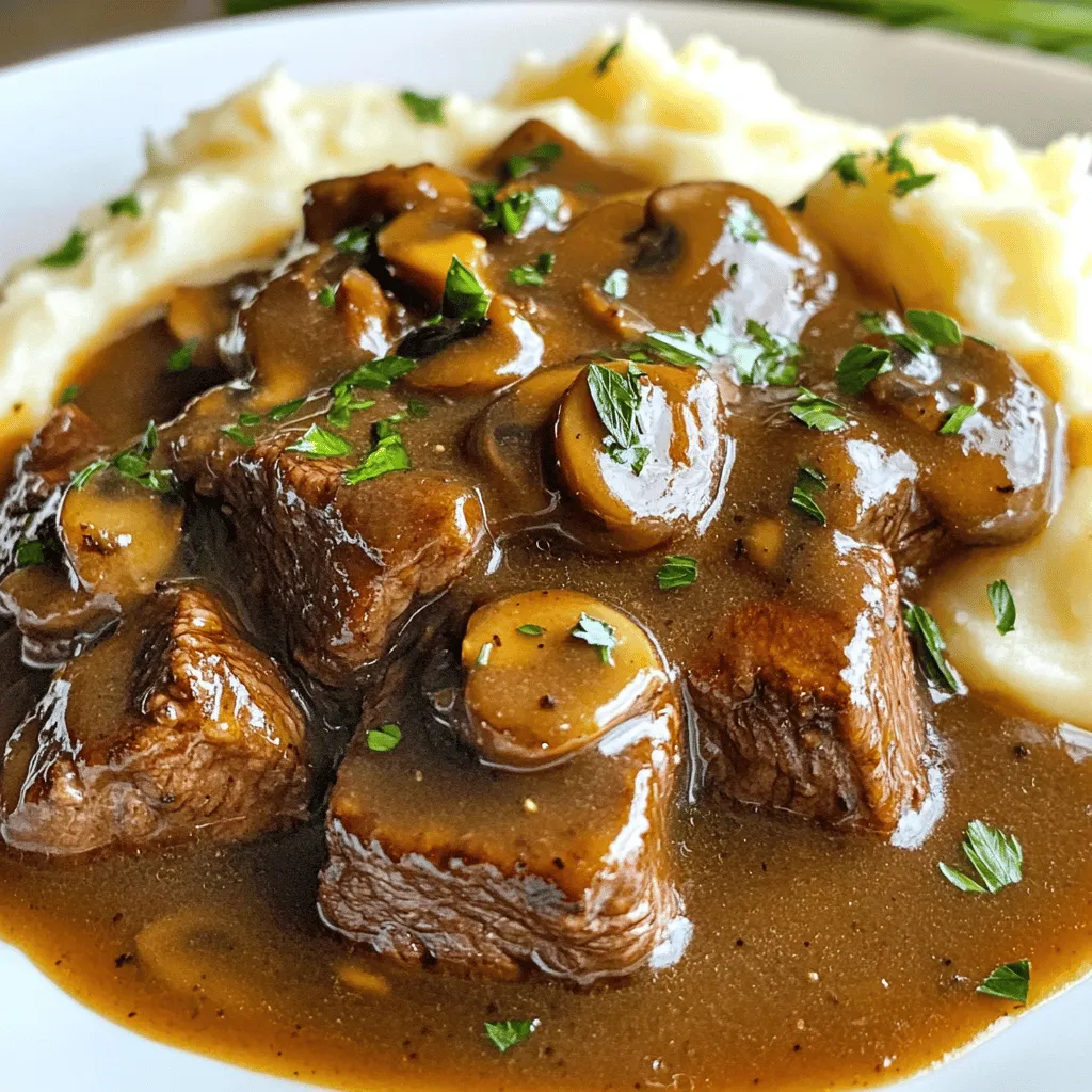 Savory Beef Tips with Gravy Easy Family Dinner Dish