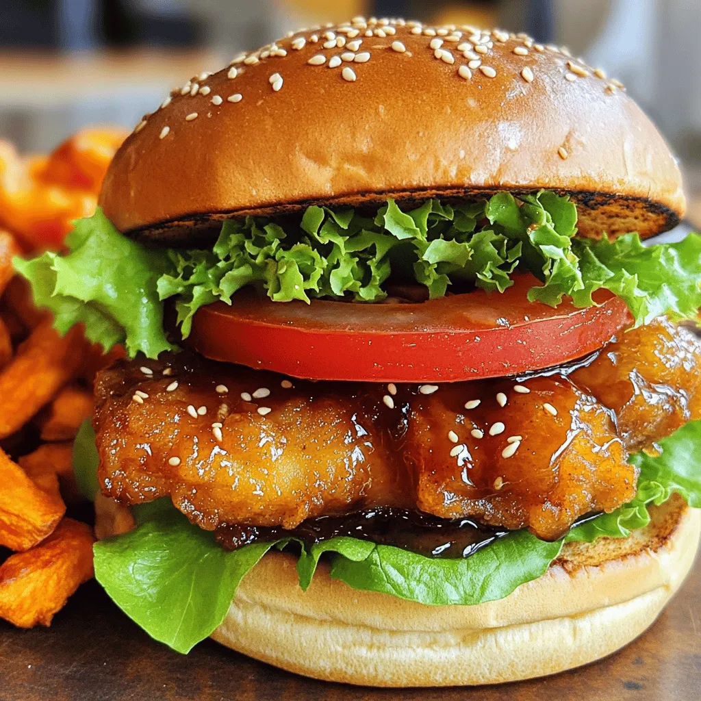 Sticky Crispy Kipburger Flavor-Packed Delight