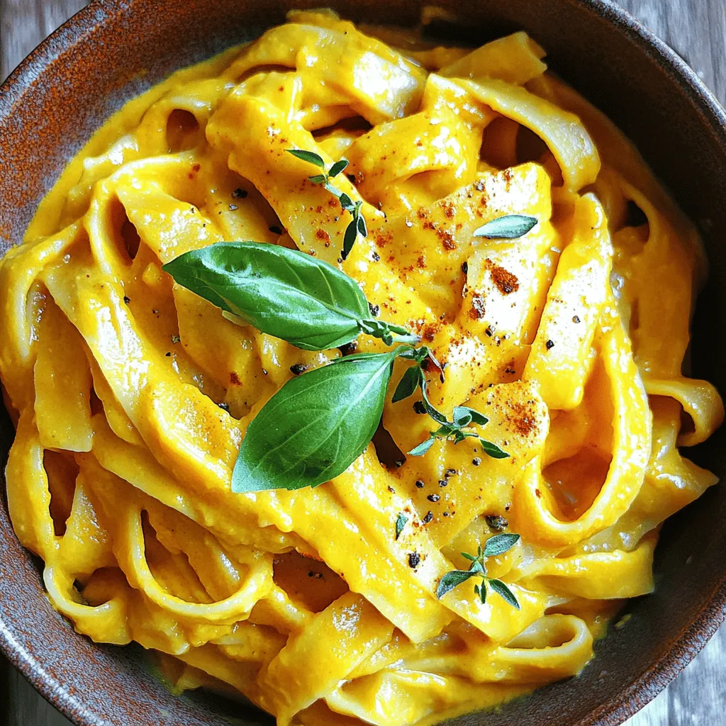 Vegan Creamy Pumpkin Vodka Pasta Delightful and Easy
