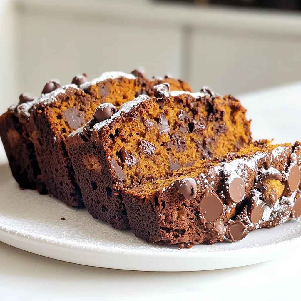 Double Chocolate Pumpkin Bread Rich and Flavorful Treat