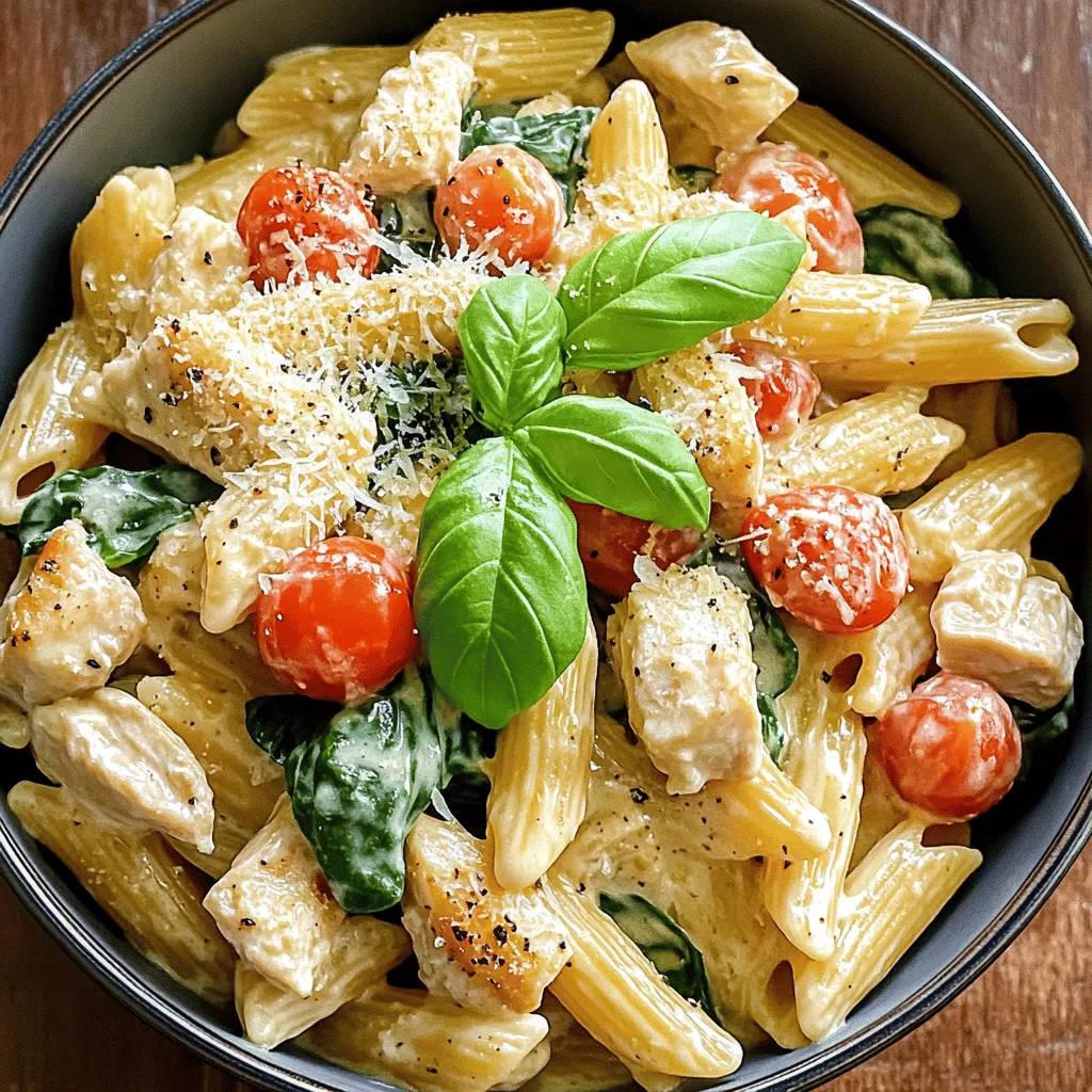 Instant Pot Tuscan Chicken Pasta Easy and Creamy Dish