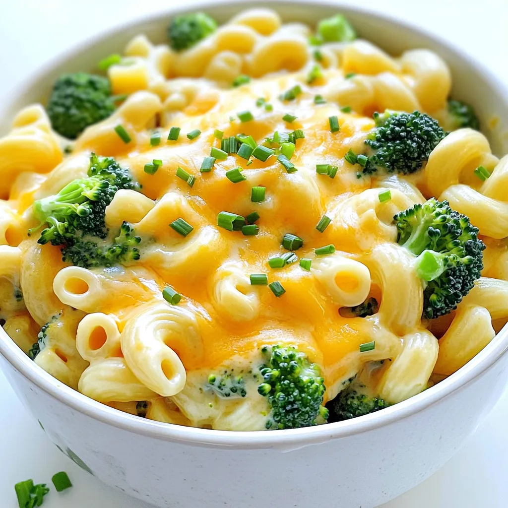 One Pot Broccoli Cheddar Mac Quick and Tasty Meal