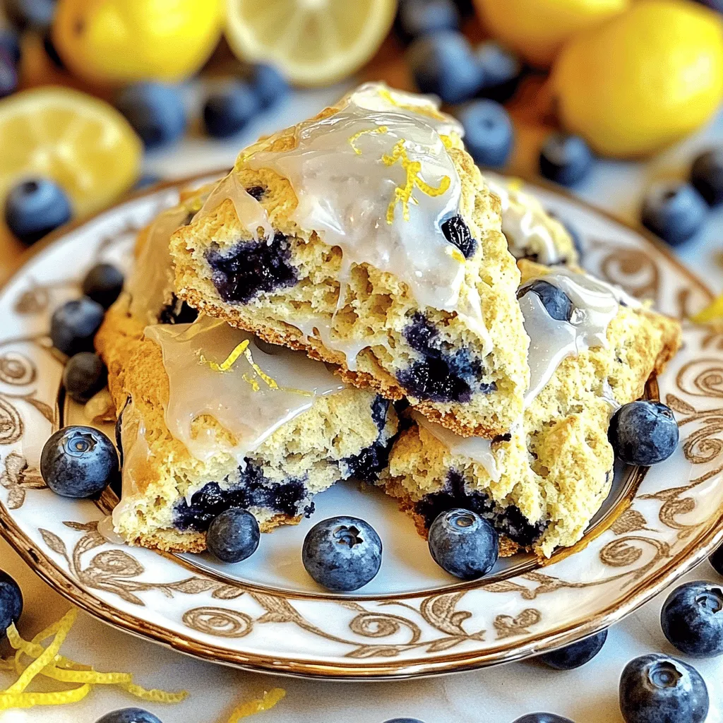 Blueberry Lemon Scones Delightful and Easy Recipe