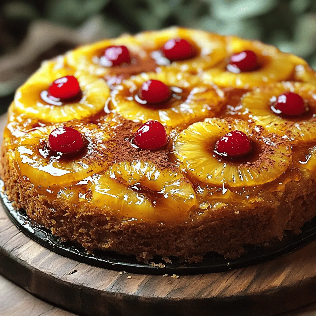 Tropical Bliss Pineapple Upside Down Cake Recipe