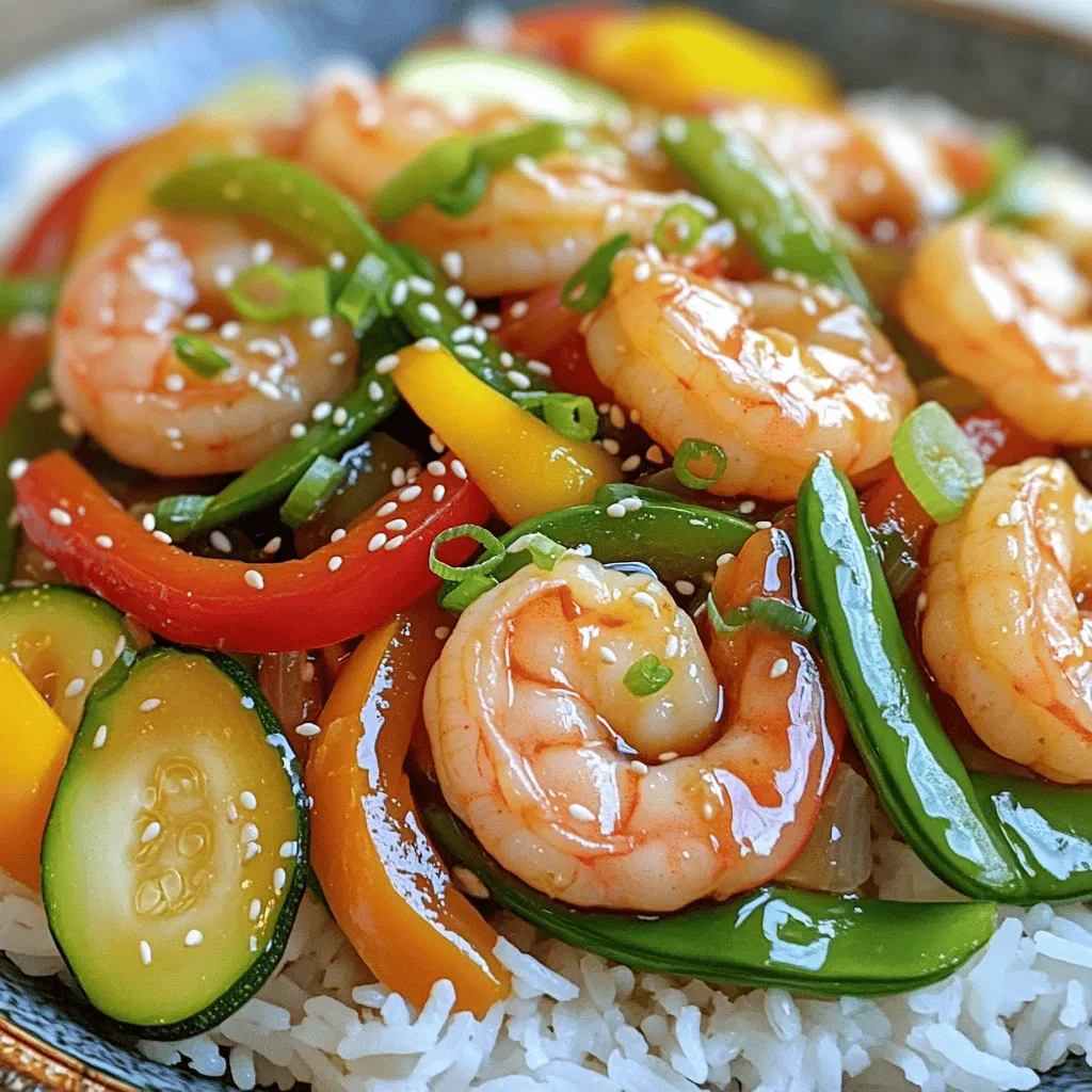 Minute Garlic Shrimp Stir-Fry Quick and Tasty Meal