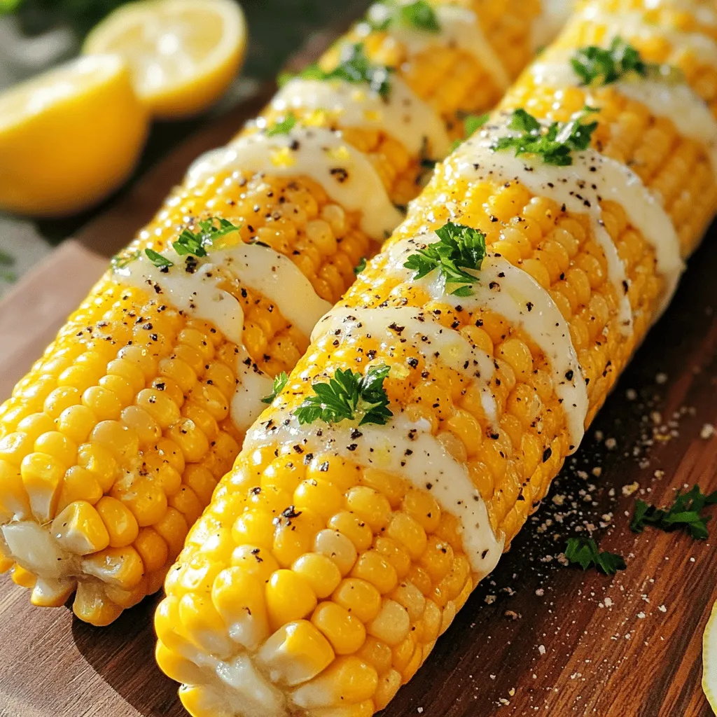 Lemon Pepper Corn on the Cob Flavorful Summer Treat