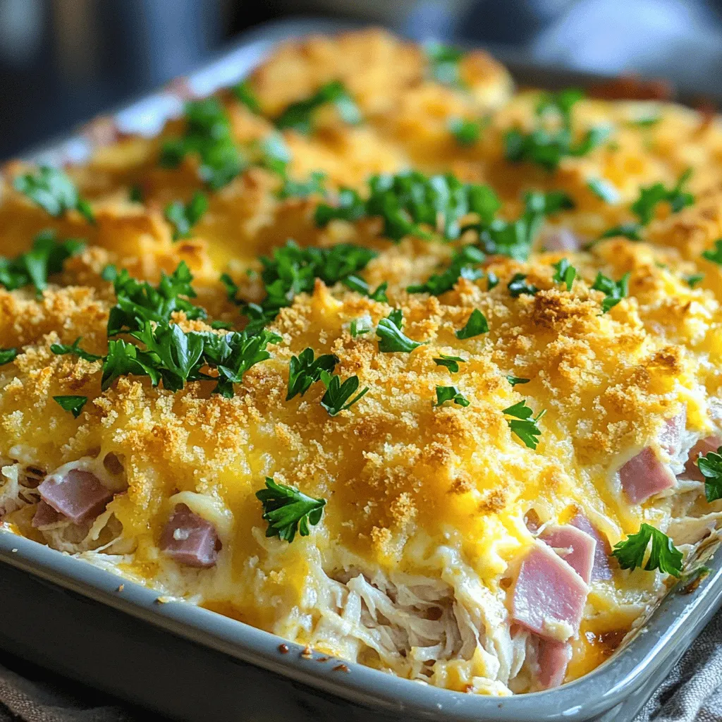 Chicken Cordon Bleu Casserole Savory Family Favorite