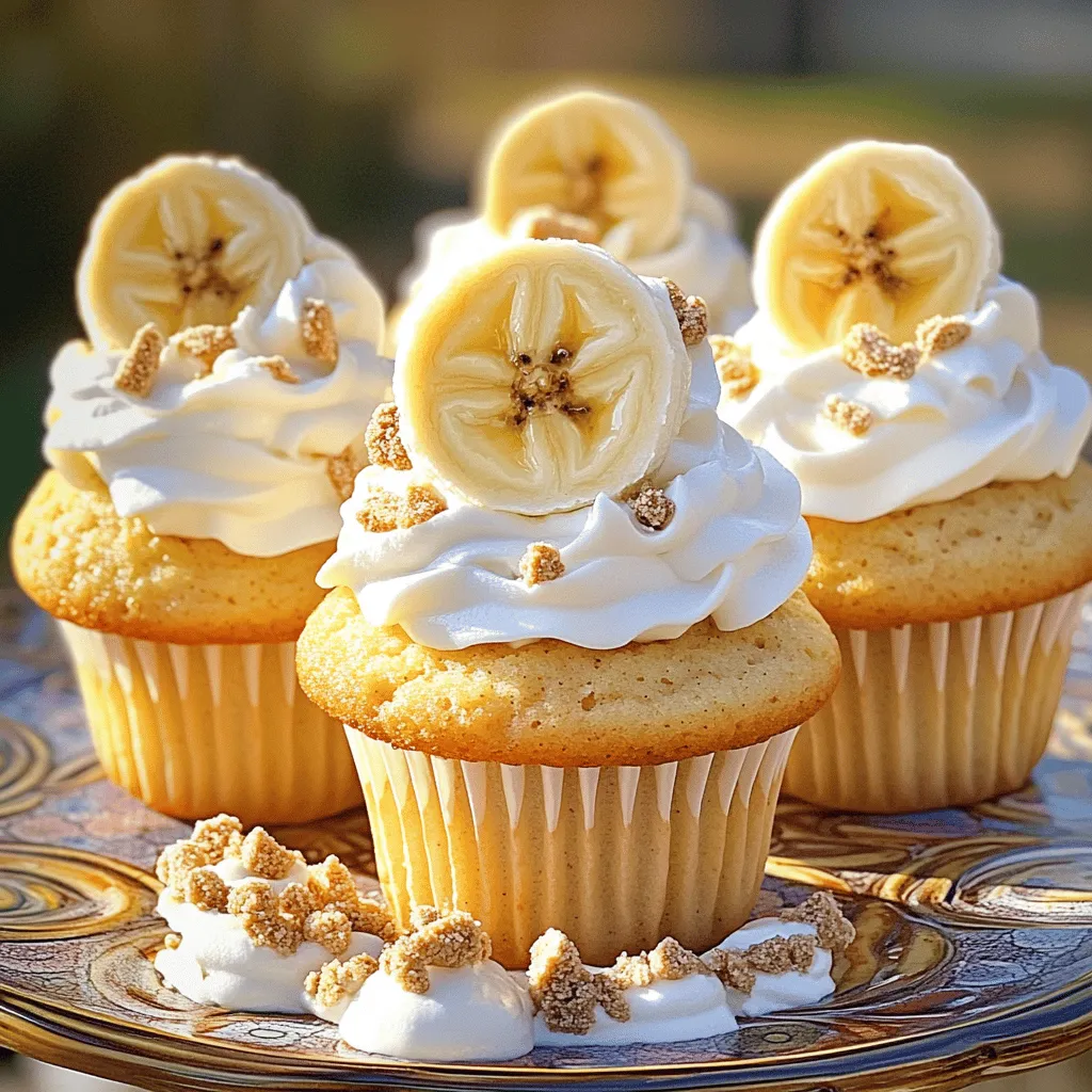 To make the best banana pudding cupcakes, you need key banana pudding ingredients. Here’s what you must have: