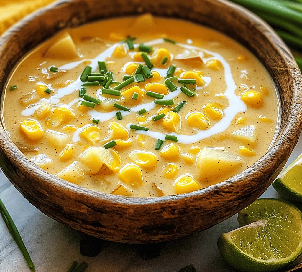 If you’re seeking a dish that embodies comfort and warmth, look no further than creamy sweet corn chowder. This hearty soup is a delightful fusion of sweet corn, tender potatoes, and aromatic seasonings, creating a bowl of pure satisfaction. Ideal for chilly evenings or as a nourishing lunch, this chowder is the perfect way to celebrate the bounty of summer and early fall when fresh corn is at its peak.