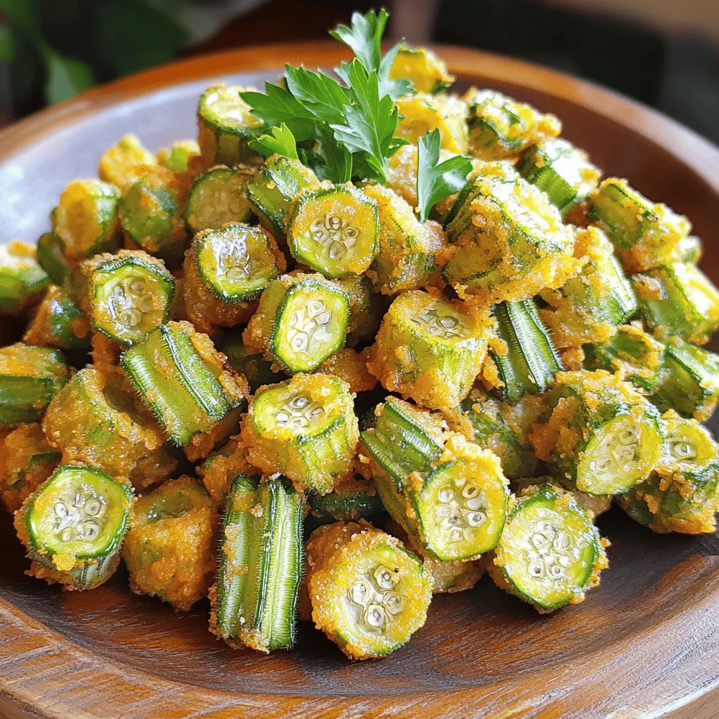 Perfect Fried Okra Crisp and Flavorful Delight