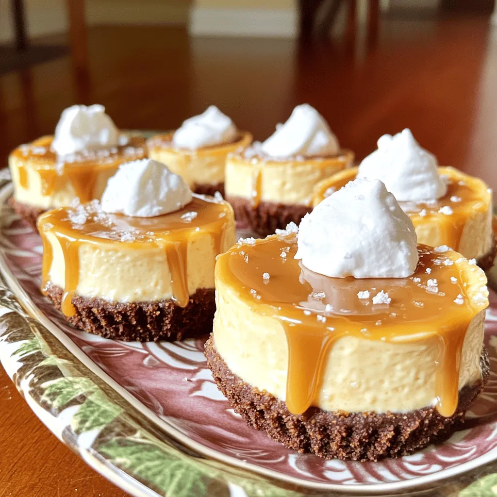 Irresistible Peanut Butter Caramel Mini Cheesecakes Delight