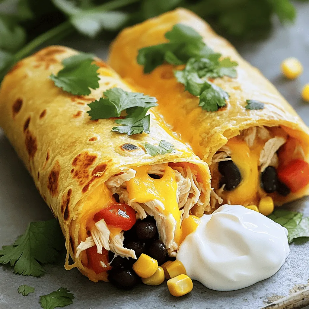 Savory Air Fryer Southwest Chicken Burritos Recipe
