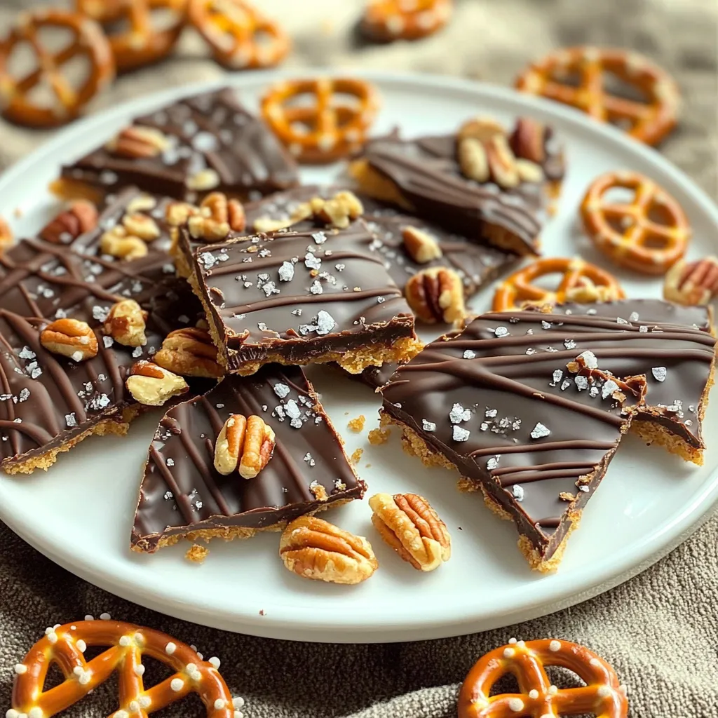 Salted Caramel Pretzel Bark Delightful Sweet Snack