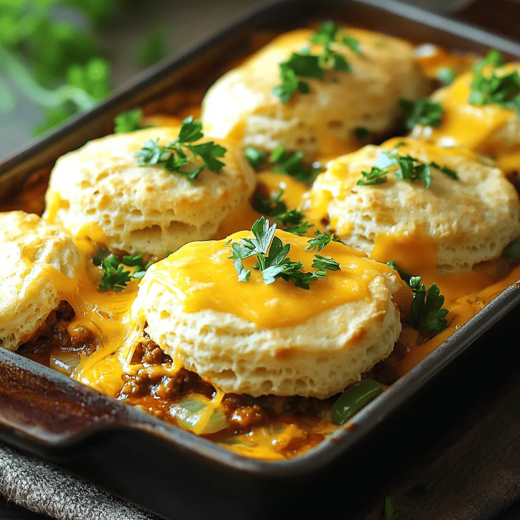 Butter Swim Biscuit Sloppy Joe Bake: A Comfort Food Delight