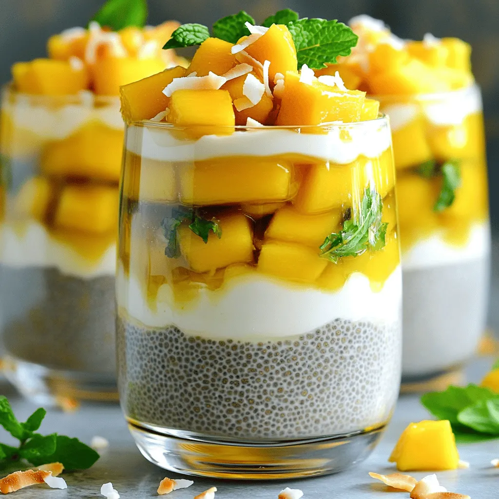 Mango Coconut Chia Pudding Simple and Healthy Treat