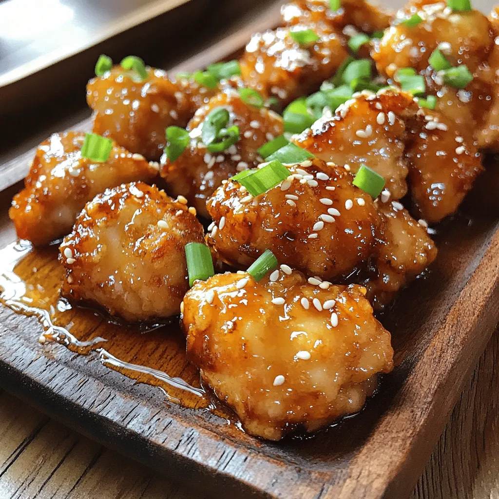 Crispy Chinese Honey Garlic Chicken Simple and Tasty