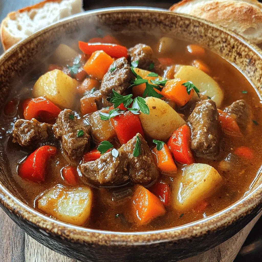 Authentic German Goulash Hearty and Flavorful Dish