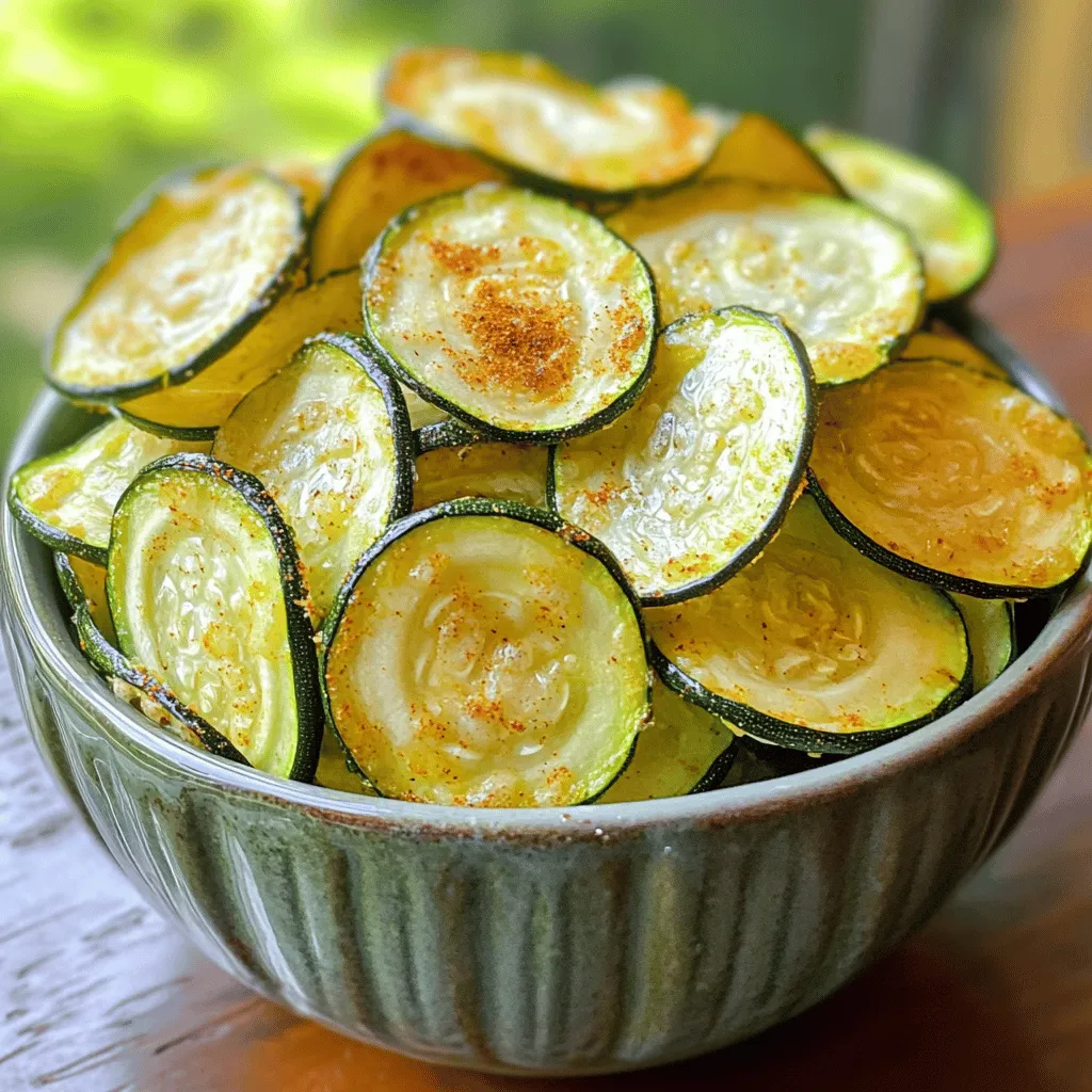 Oven-Baked Zucchini Chips Crispy and Flavorful Snack
