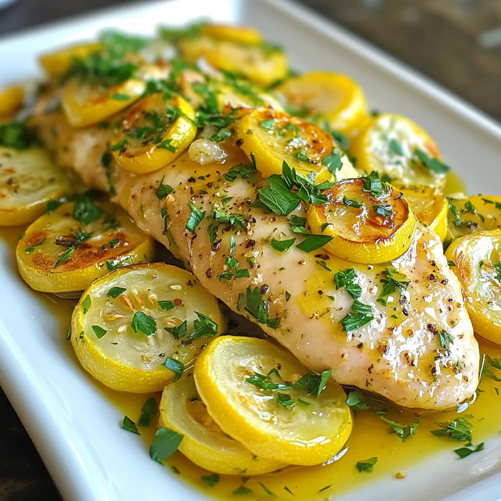 Chicken Breast with Zucchini and Squash Flavor Boost