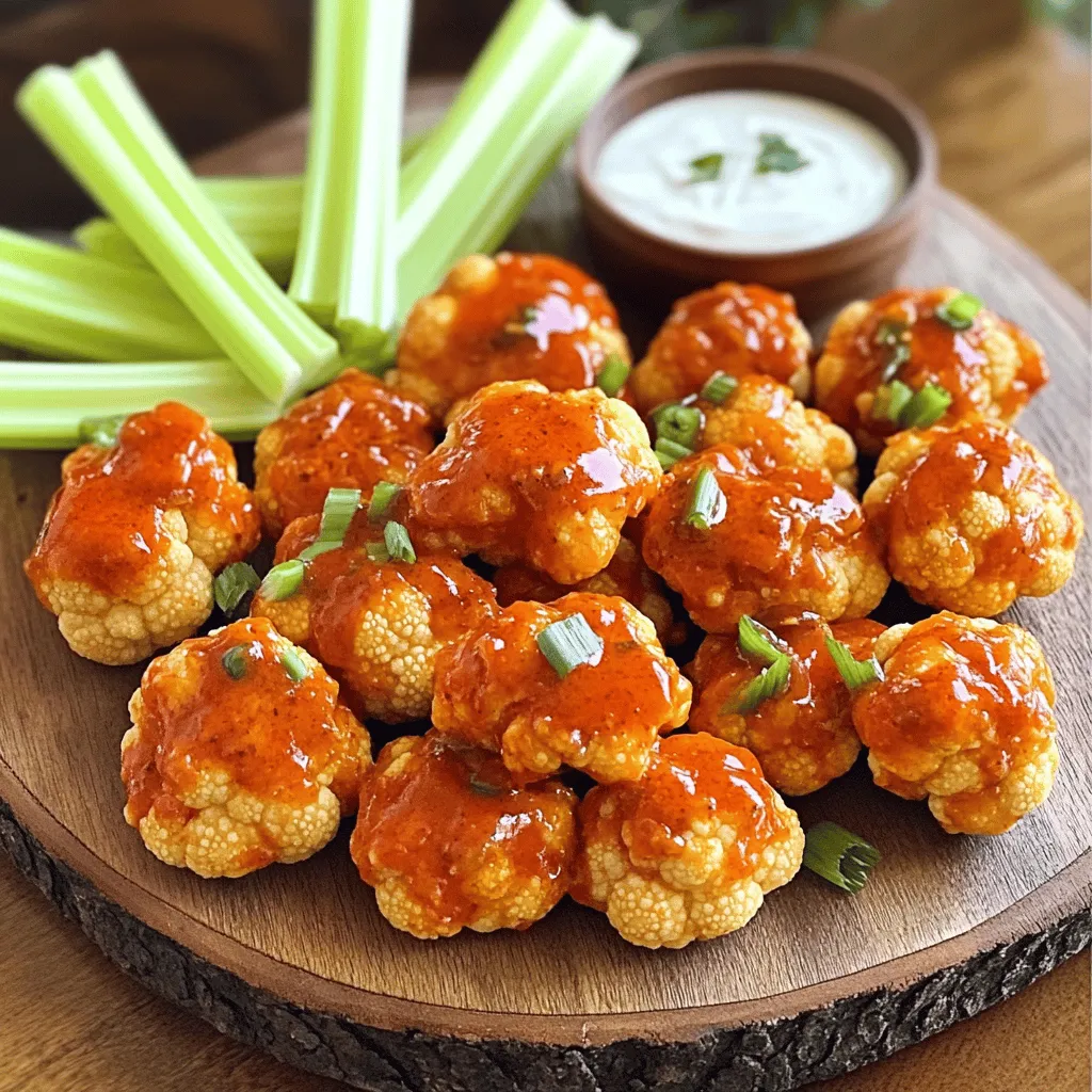 Buffalo Cauliflower Bites Crispy and Flavorful Treat