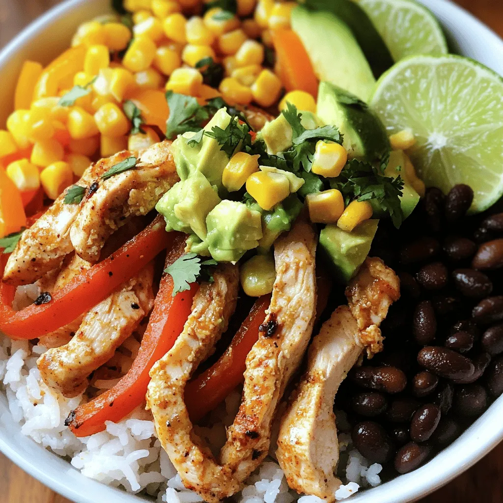 Easy Chicken Fajita Bowl Simple and Tasty Meal