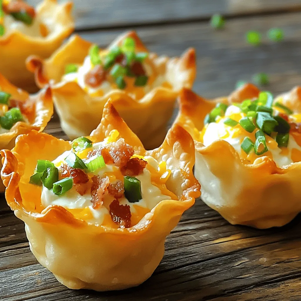 Jalapeño Popper Wonton Cups: A Flavorful Appetizer Delight