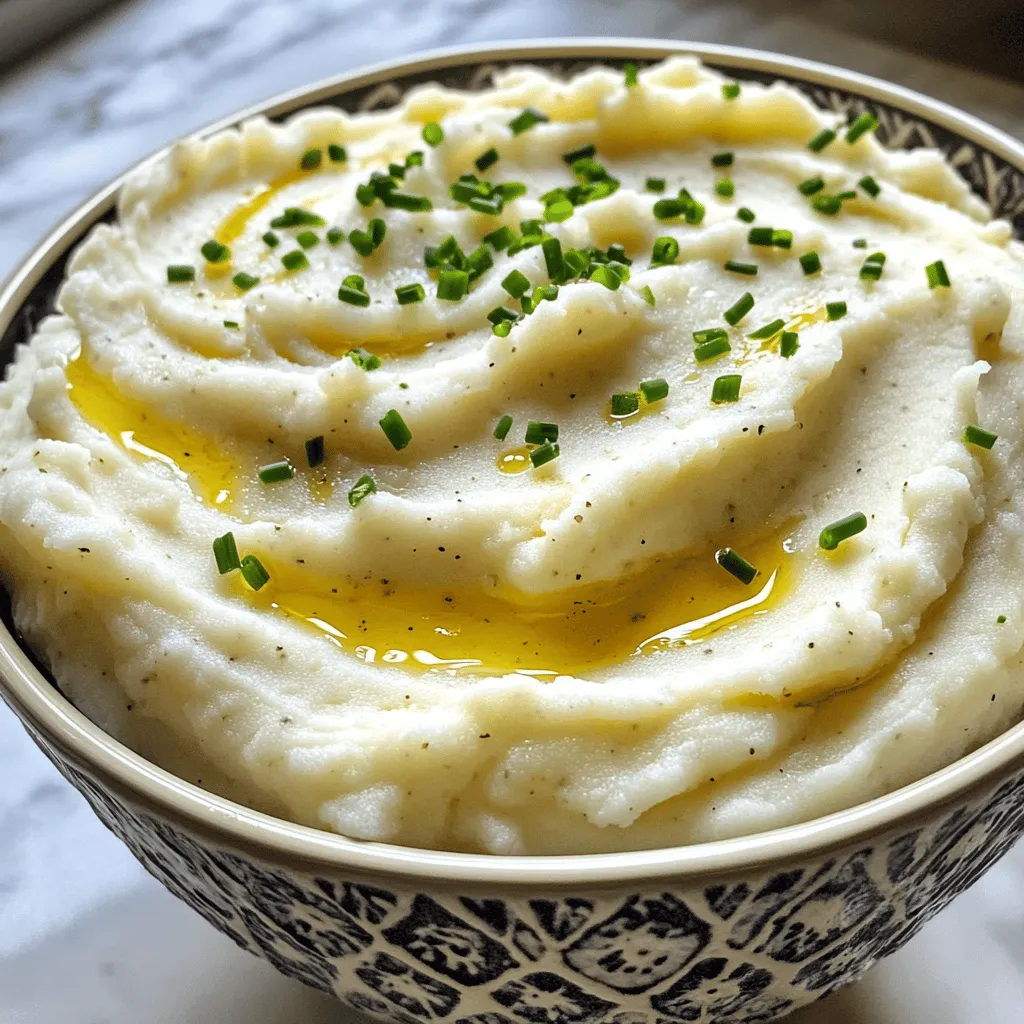 Cauliflower Mashed Potatoes Healthy and Creamy Recipe