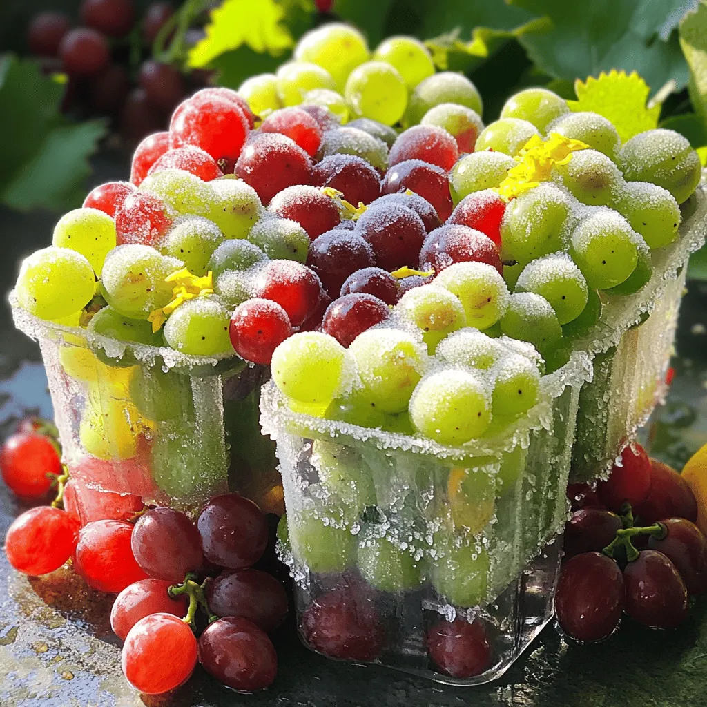 Candied Frozen Grapes Irresistible Sweet Treat