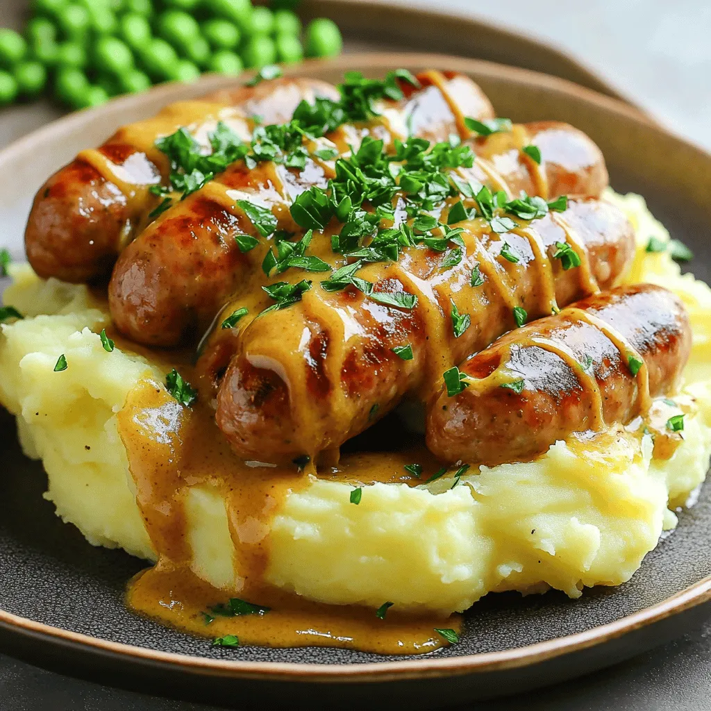 Easy Americanized Bangers and Mash Simple Comfort Meal