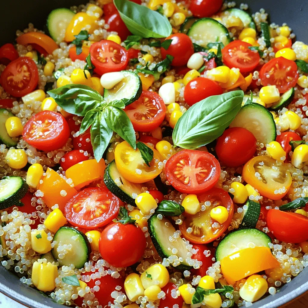 Summer Veggie Quinoa Skillet Fresh and Flavorful Dish