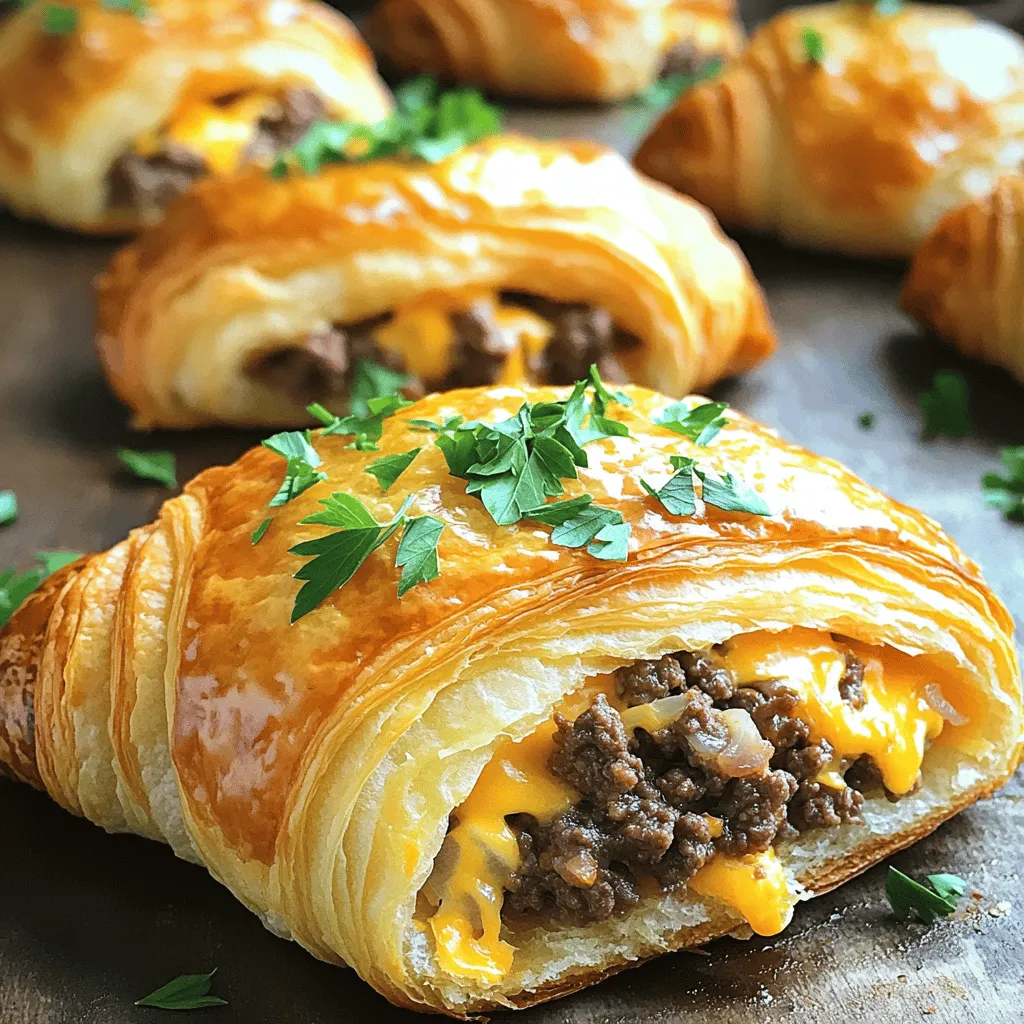 Irresistible Beef &#038; Cheese Croissants Delightful Recipe