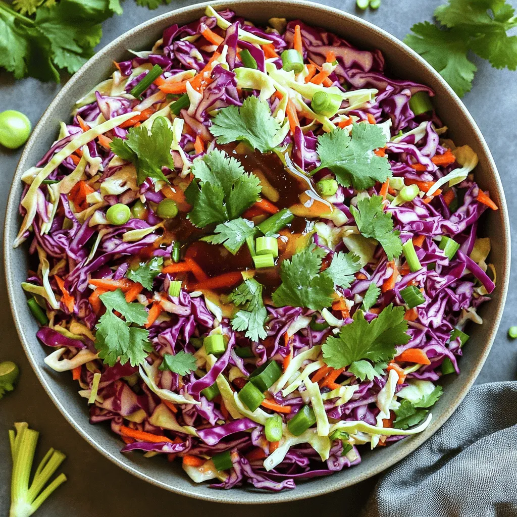 Red Cabbage Slaw Fresh and Flavorful Salad Recipe
