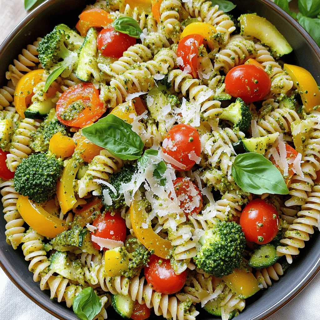 Pesto Pasta Primavera Fresh and Flavorful Recipe