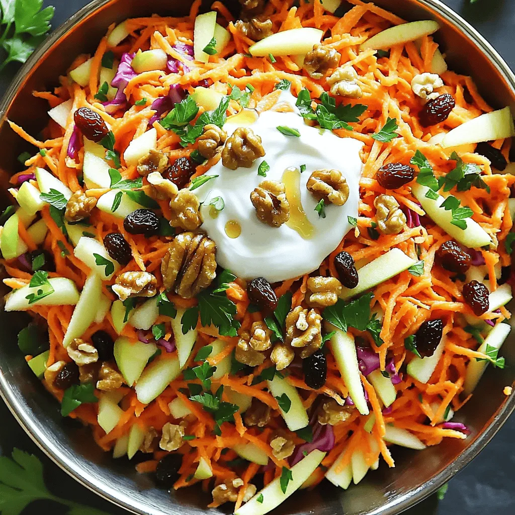 Crunchy Bistro Carrot Salad Fresh and Flavorful Recipe
