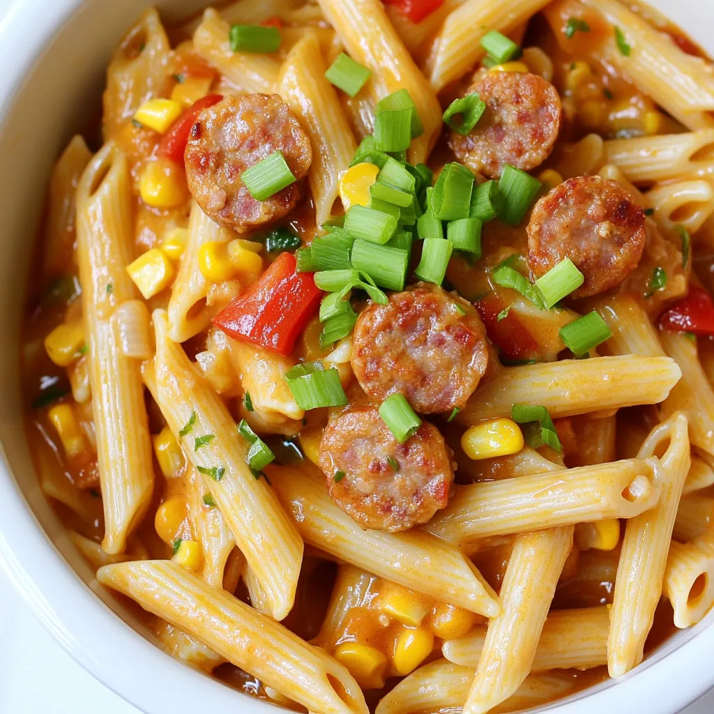 One Pot Cajun Sausage Pasta Flavorful and Simple Dish