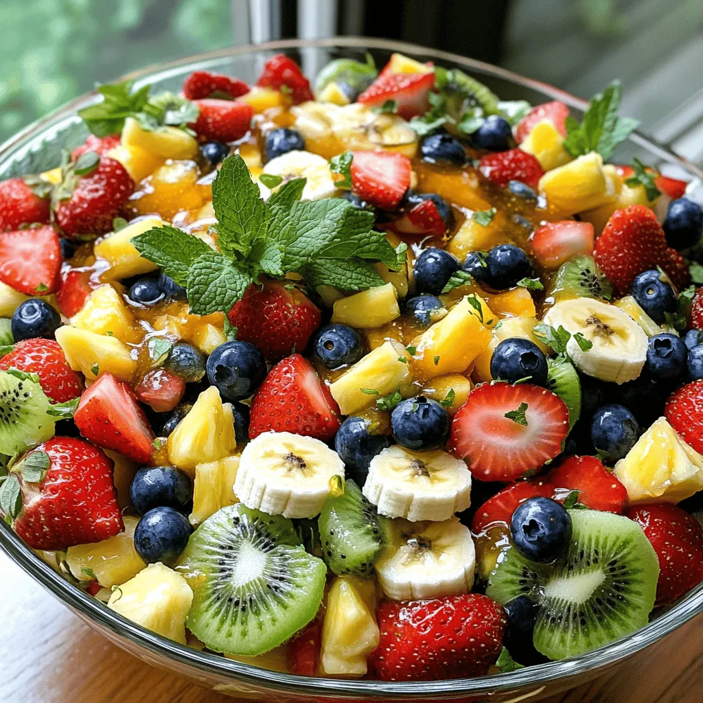 Honey Lime Fruit Salad Fresh and Flavorful Delight