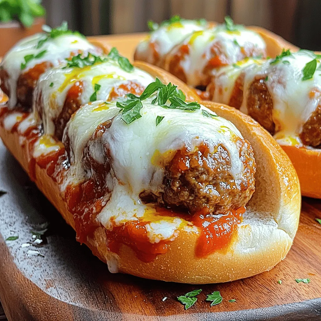 The heart of a beefy meatball sub lies in its ingredients. To make the best subs, you need great meatballs. I love using a mix of ground beef and ground pork. This mix gives the meatballs a rich flavor and nice texture.