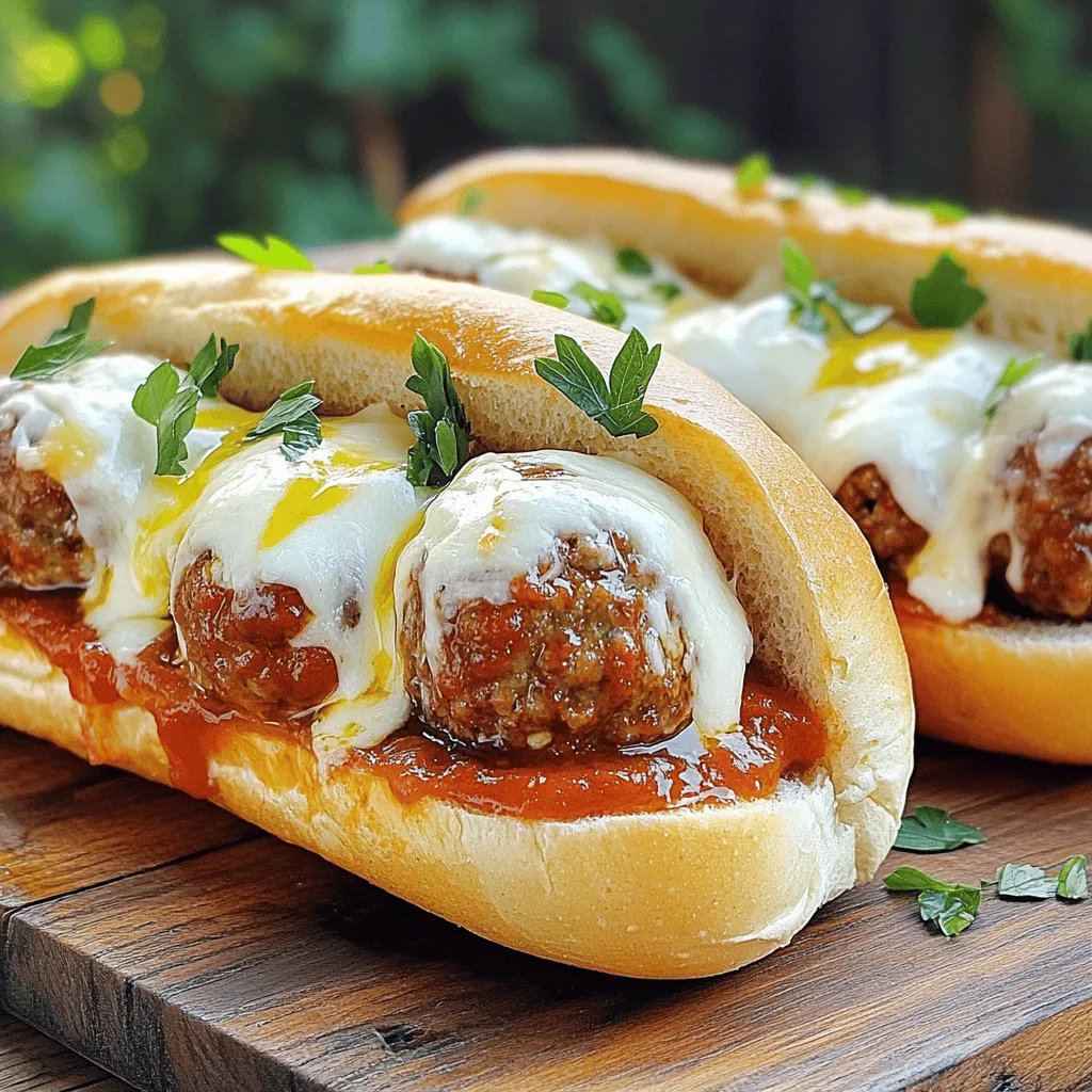 Beefy Meatball Sub Flavorful and Simple Recipe Idea