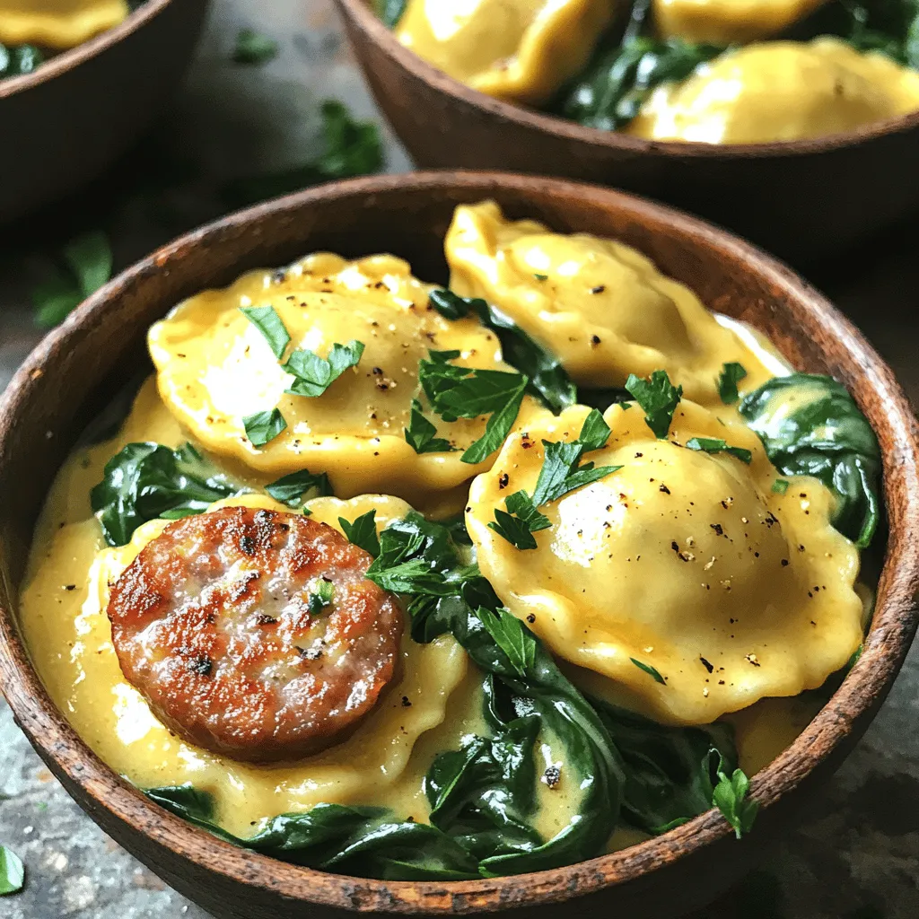 This creamy pierogi and turkey sausage skillet brings joy to my kitchen. It combines rich flavors and easy steps. It is a dish you can whip up on busy nights. The creamy texture and savory taste make it a favorite comfort food recipe.