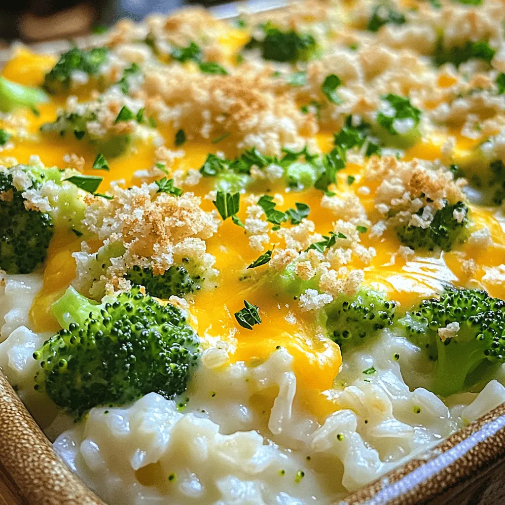 Cheesy Broccoli Rice Casserole Simple and Tasty Dish