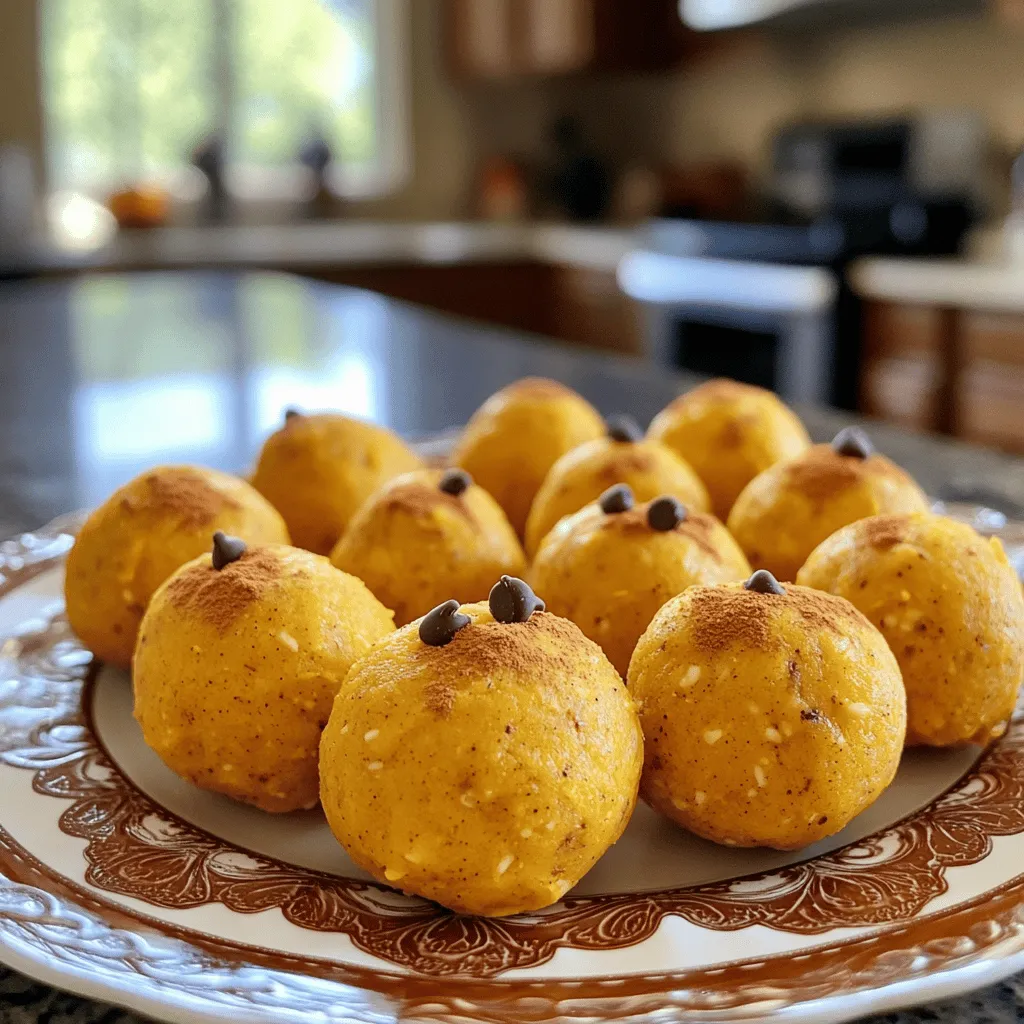 No-Bake Pumpkin Spice Energy Bites Perfect Snack